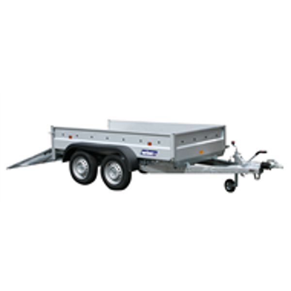 Billede af Maskintrailer M/rampe 2000/1592 kg